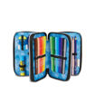 Picture of SEVEN 3 ZIPPER SKYWAY FILLED PENCIL CASE